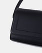 Calfskin Leather &  Suede Icon Saddle Bag—Mini