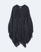 Responsible Cashmere-Wool Long Fringed Wrap