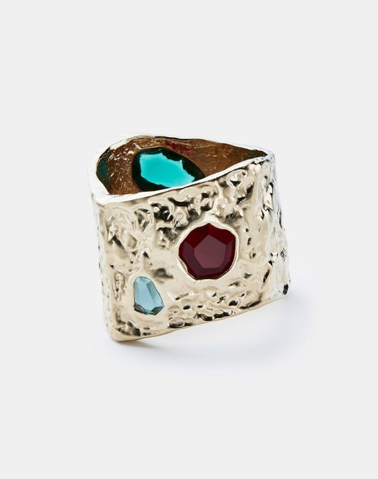 Caged Stones Irregular Bracelet