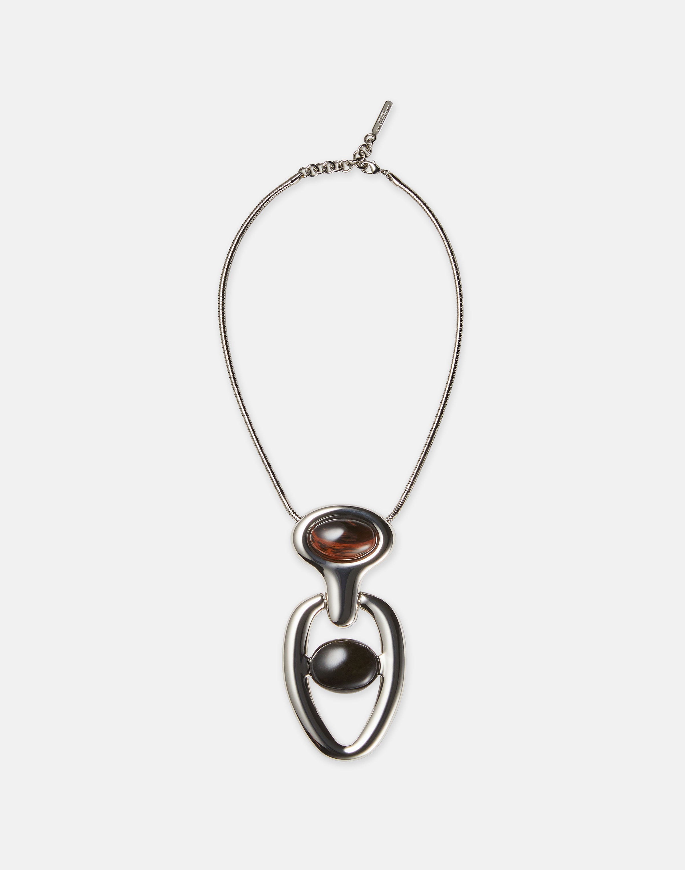 Modernist Obsidian Pendant Necklace | Lafayette 148 New York