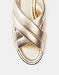Perle Sandal In Metallic Nappa Leather