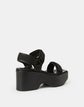 Nappa Leather Platform Sandal