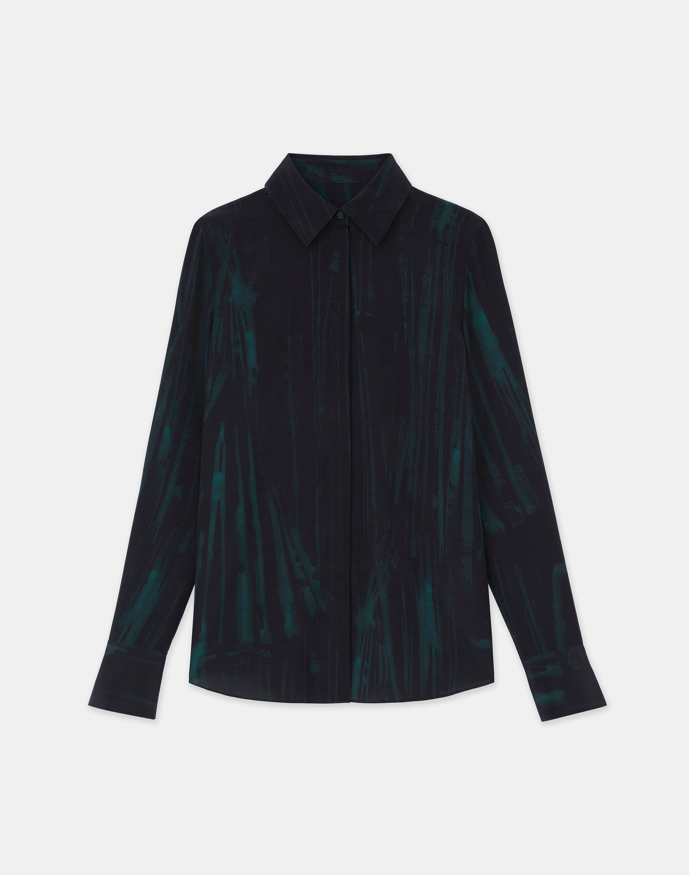 Blouse - Silk crepe, black — Fashion