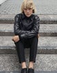 Leather Shirt Jacket and Tapered-Leg Pant