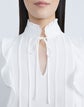 Plus-Size Harlan Blouse In Silk Double Georgette