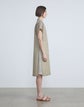 Gemma Cloth Button-Front Duster Dress