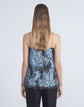 Floral Frost Toile Viscose Fringed Camisole