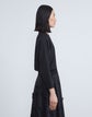 Plus-Size Organic Silk Stretch Georgette Blouson Top