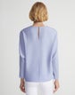 Organic Silk Georgette Button Sleeve Blouse
