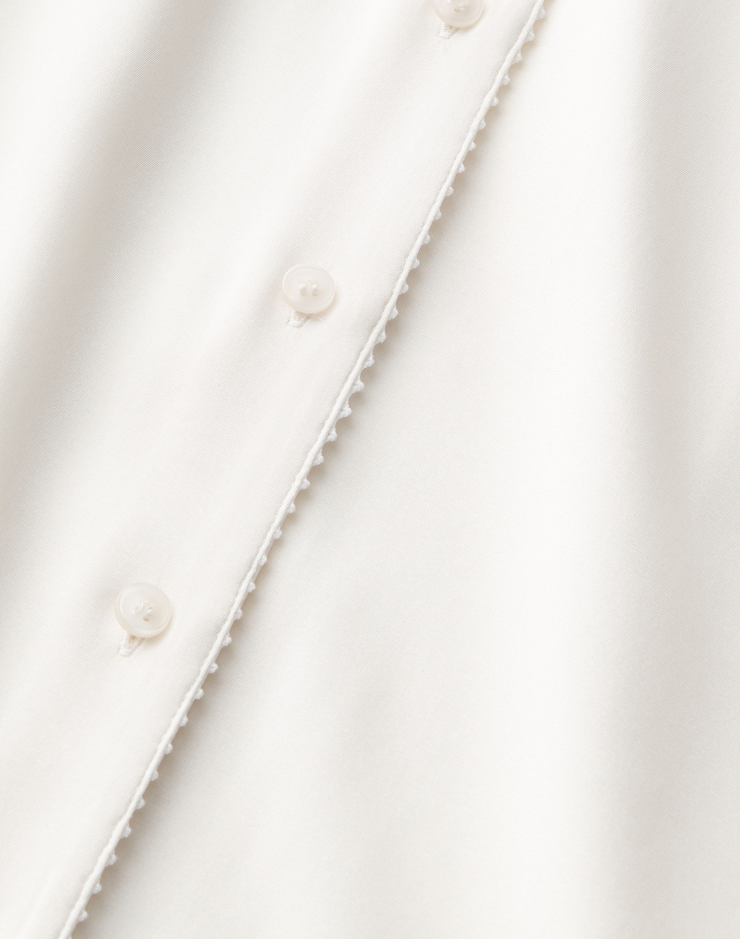 Organic Silk Stretch Georgette French Cuff Blouse