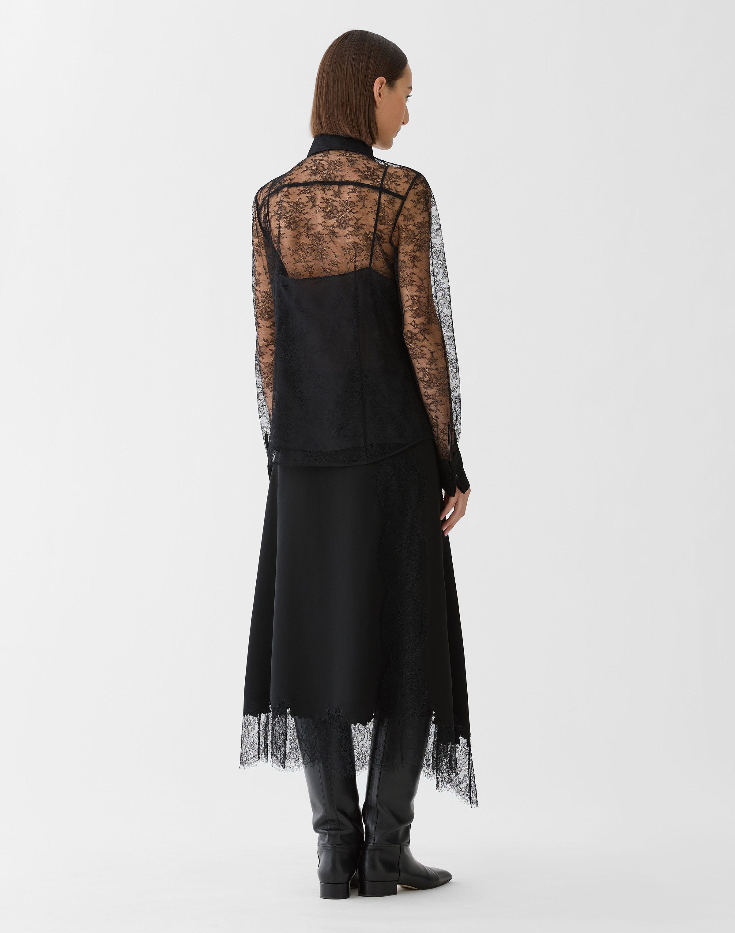 Chantilly Lace Long Sleeve Blouse