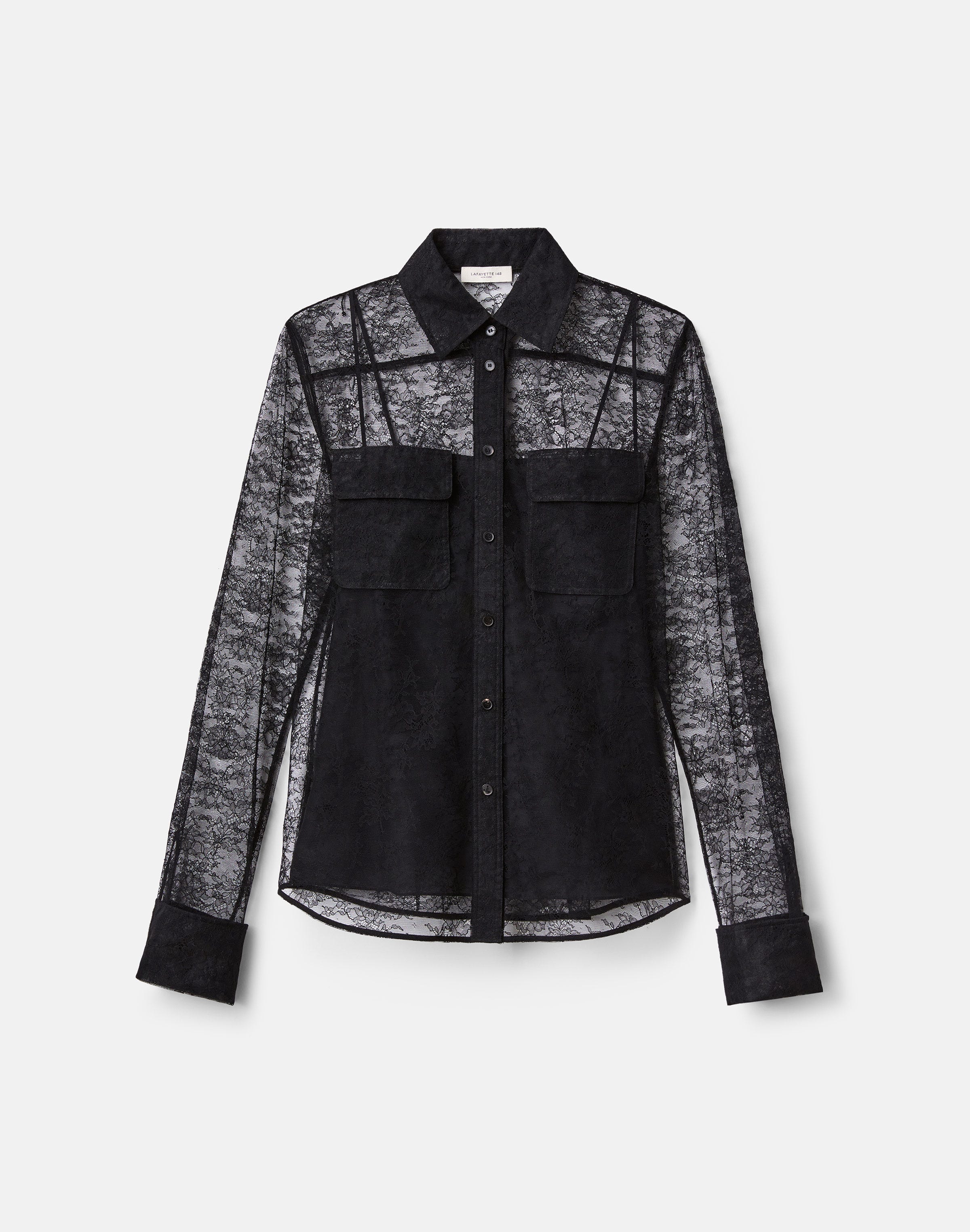 Chantilly Lace Long Sleeve Blouse