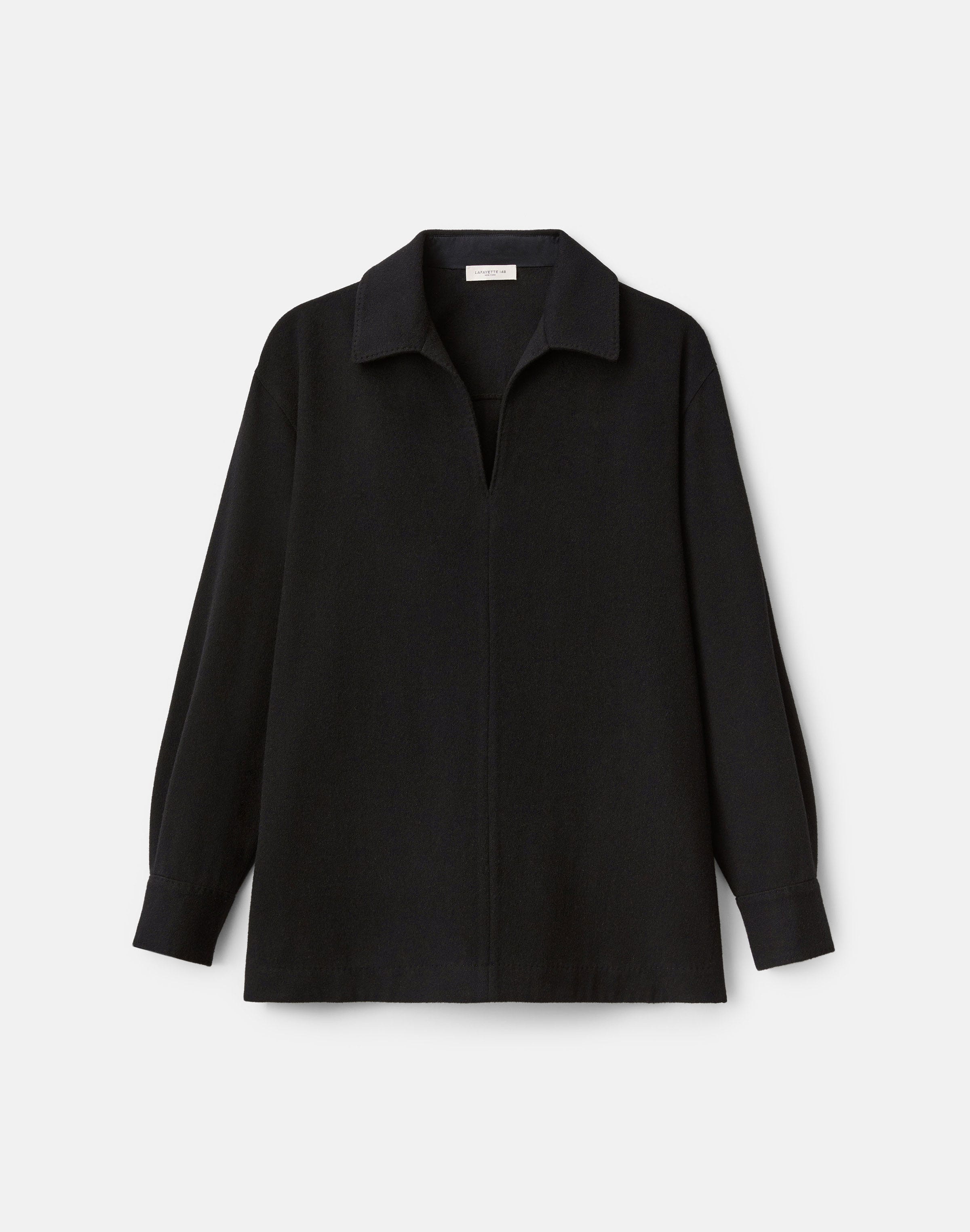 Camel Hair Popover Blouse