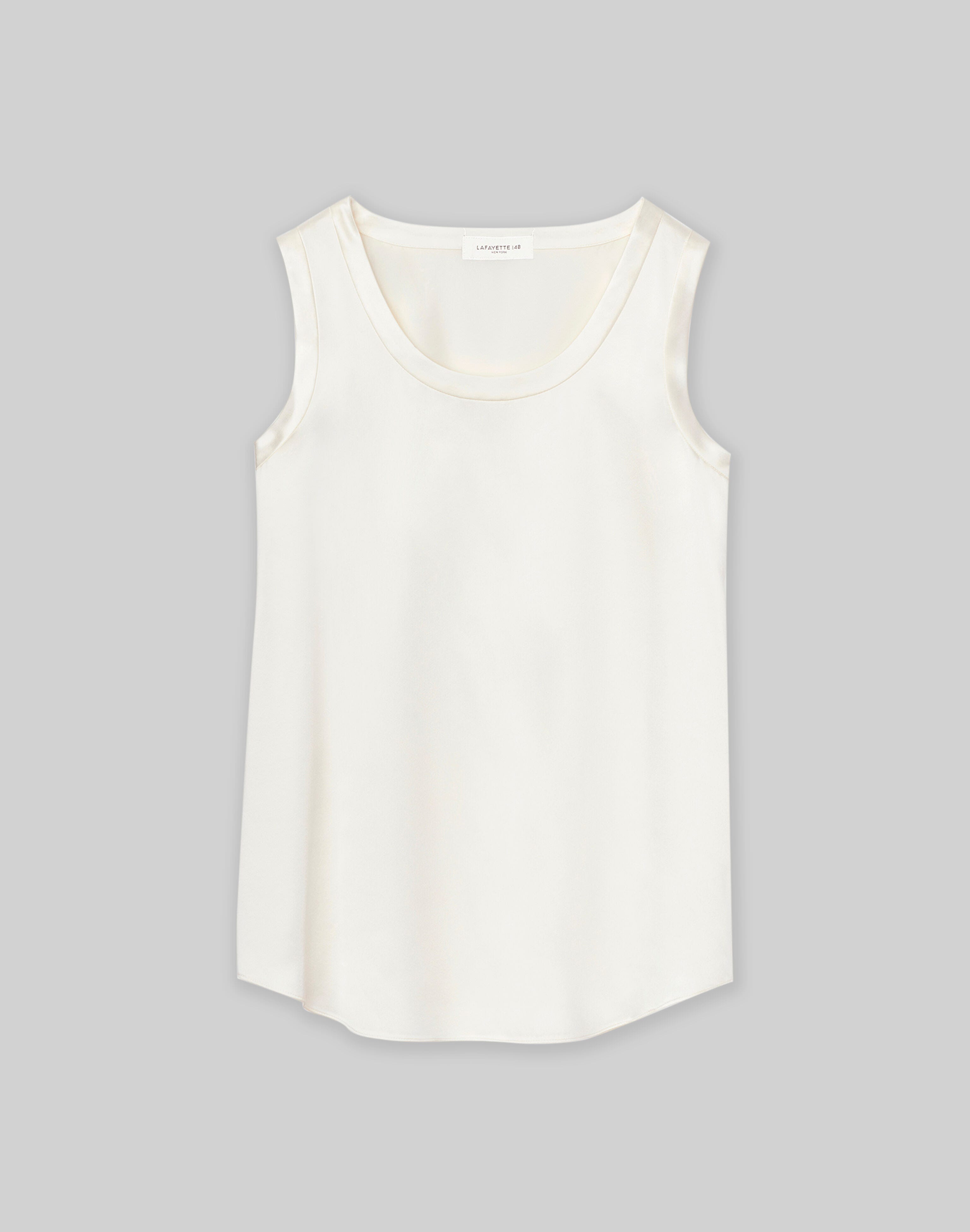 Petite Perla Blouse In Charmeuse