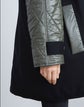 Boiled Wool Jersey Reversible Quilted Down Coat