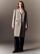 Speckled Wool Double Face Tweed Coat