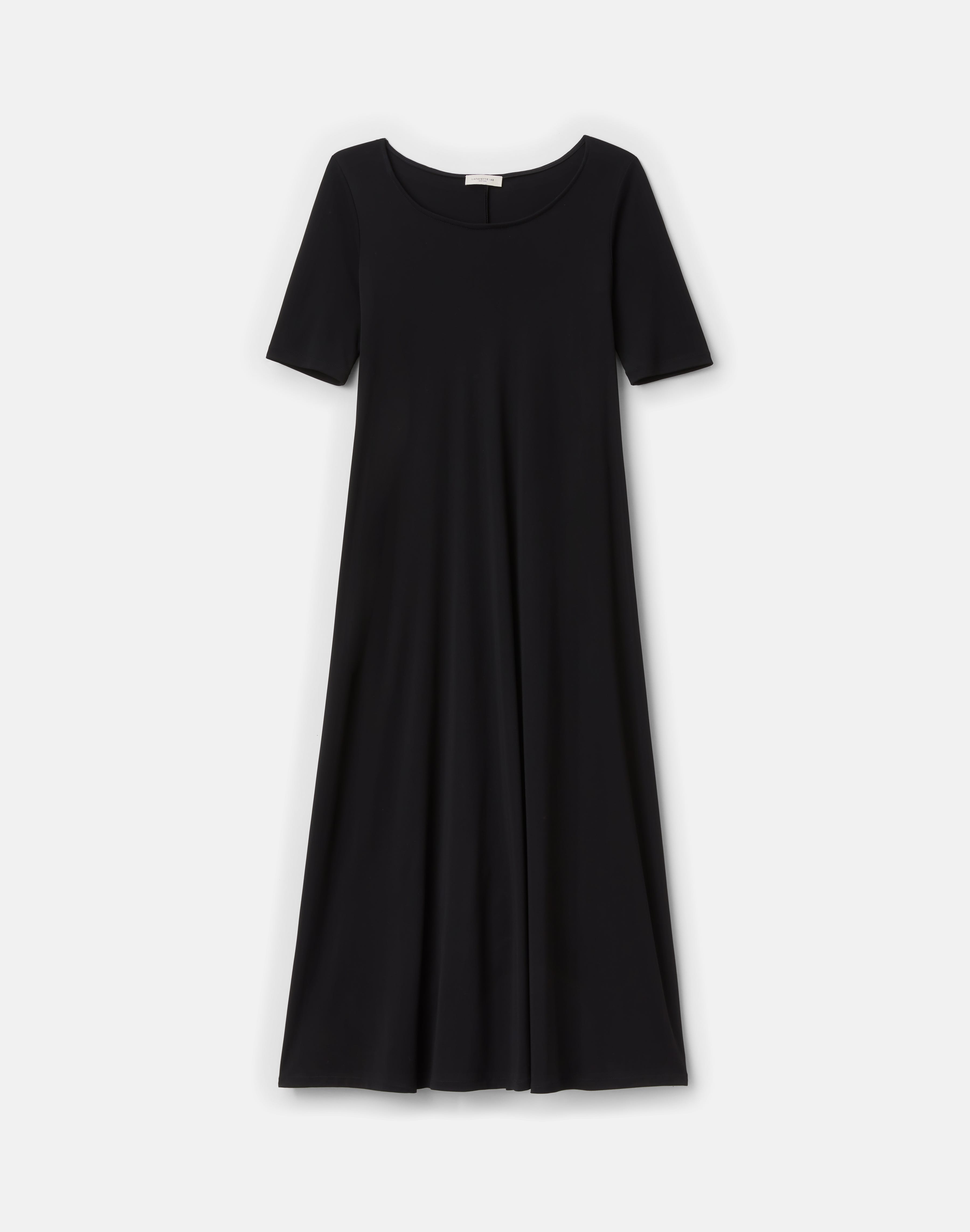 Matte Jersey A-line Midi Dress