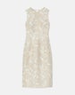 Eco Flora Jacquard Cotton-Silk Sheath Dress