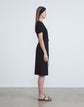 Finesse Crepe Belted A-line Dress