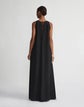 Organic Silk Stretch Georgette A-Line Gown
