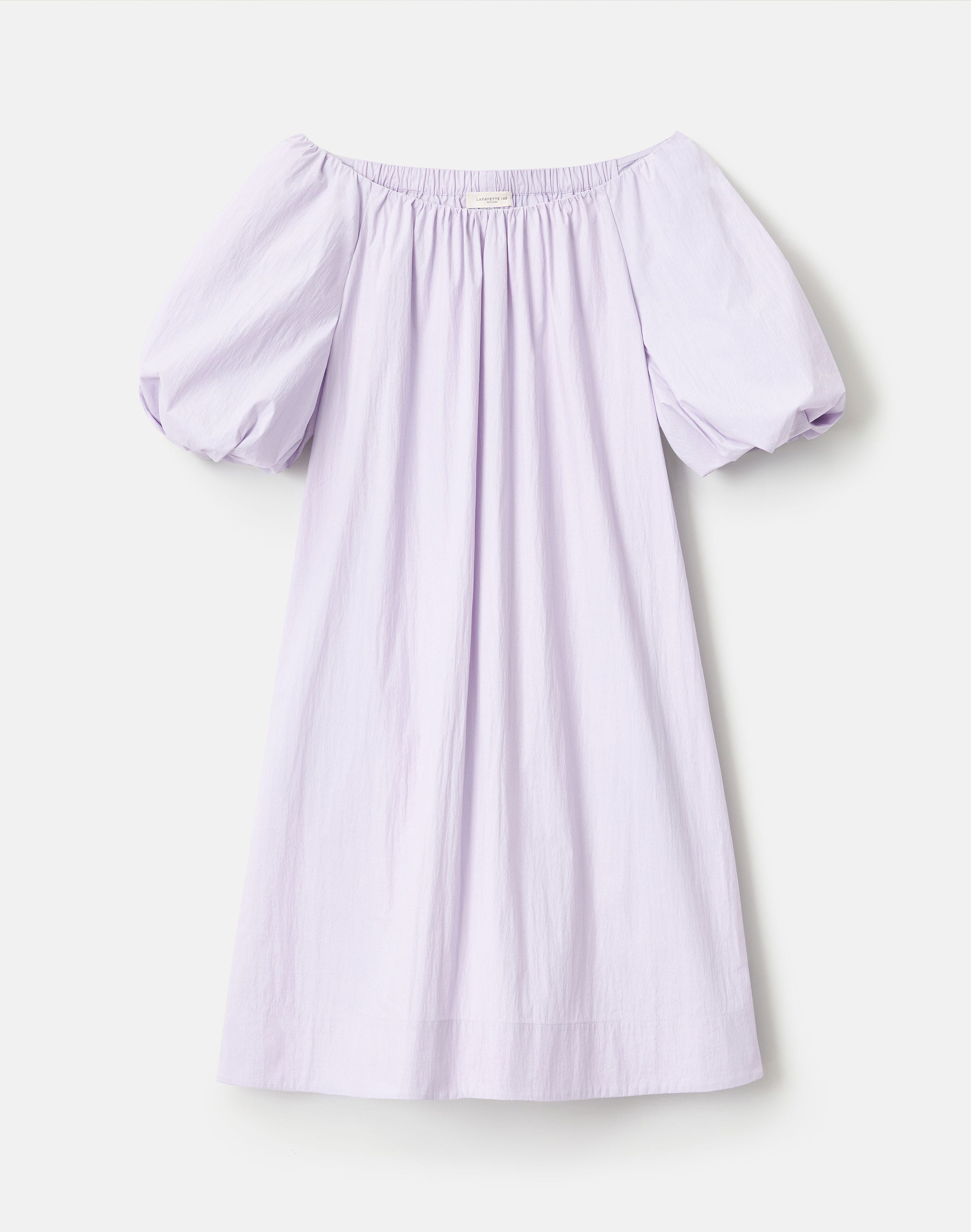 Travel Cotton Gathered Neckline Dress