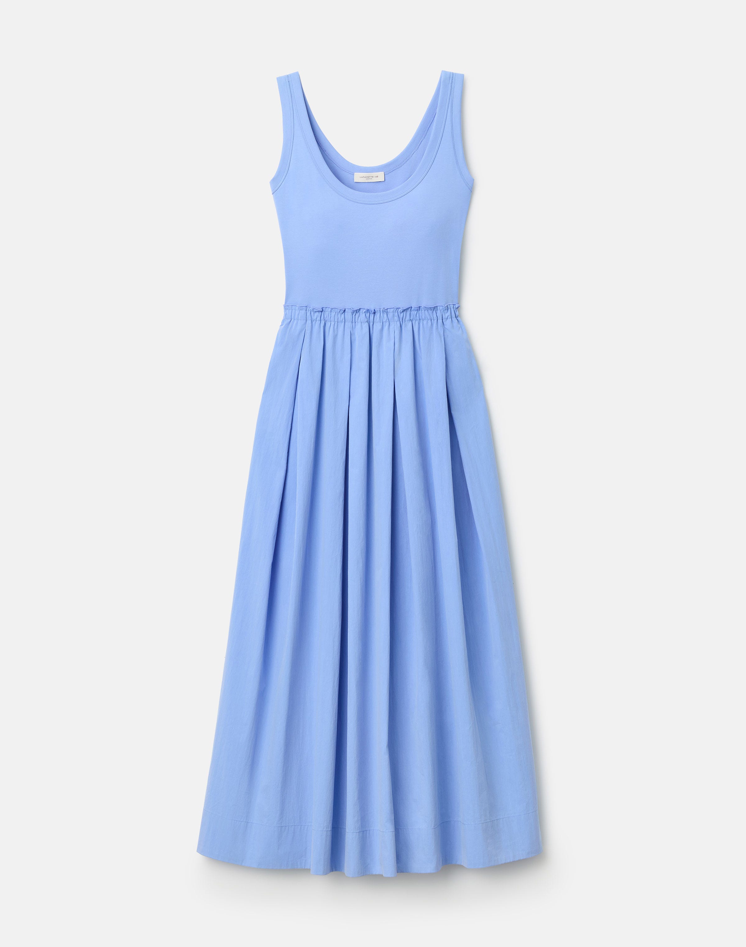 Plus-Size Travel Cotton & Jersey Tank Dress
