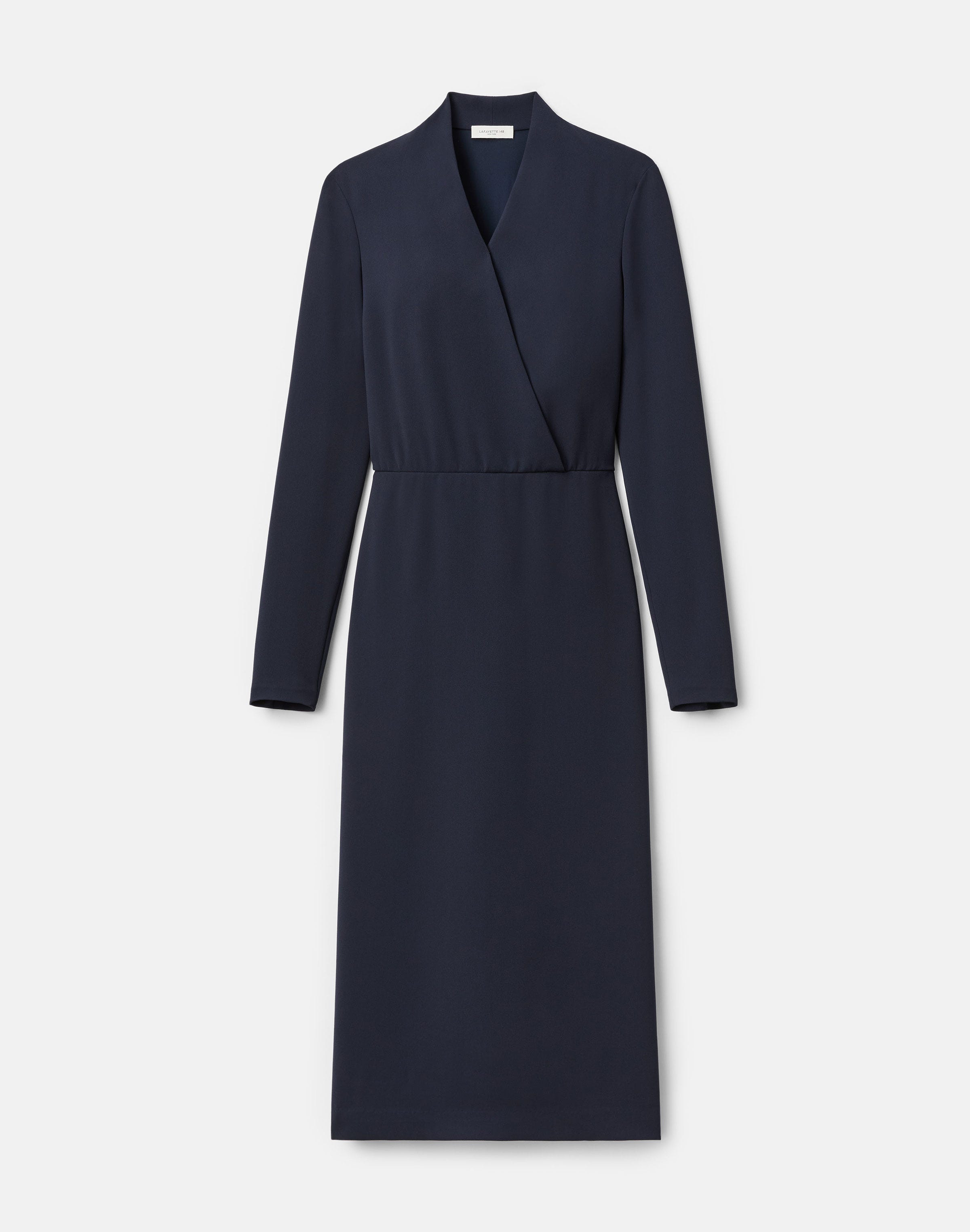 Responsible Finesse Crepe Blouson Sheath Dress