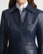 Nappa Leather Tailored Chore Jacket