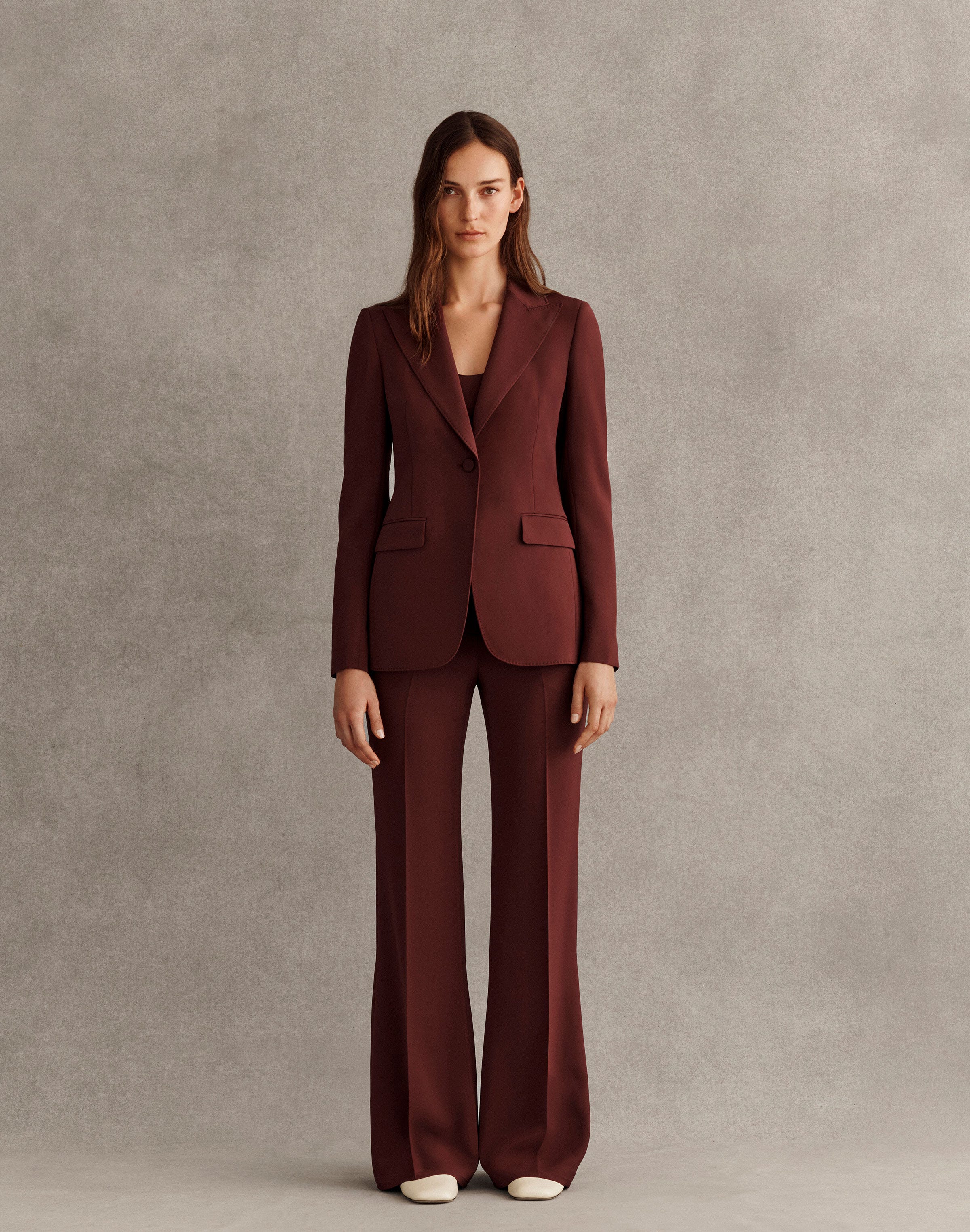 Cashmere Single Button Blazer