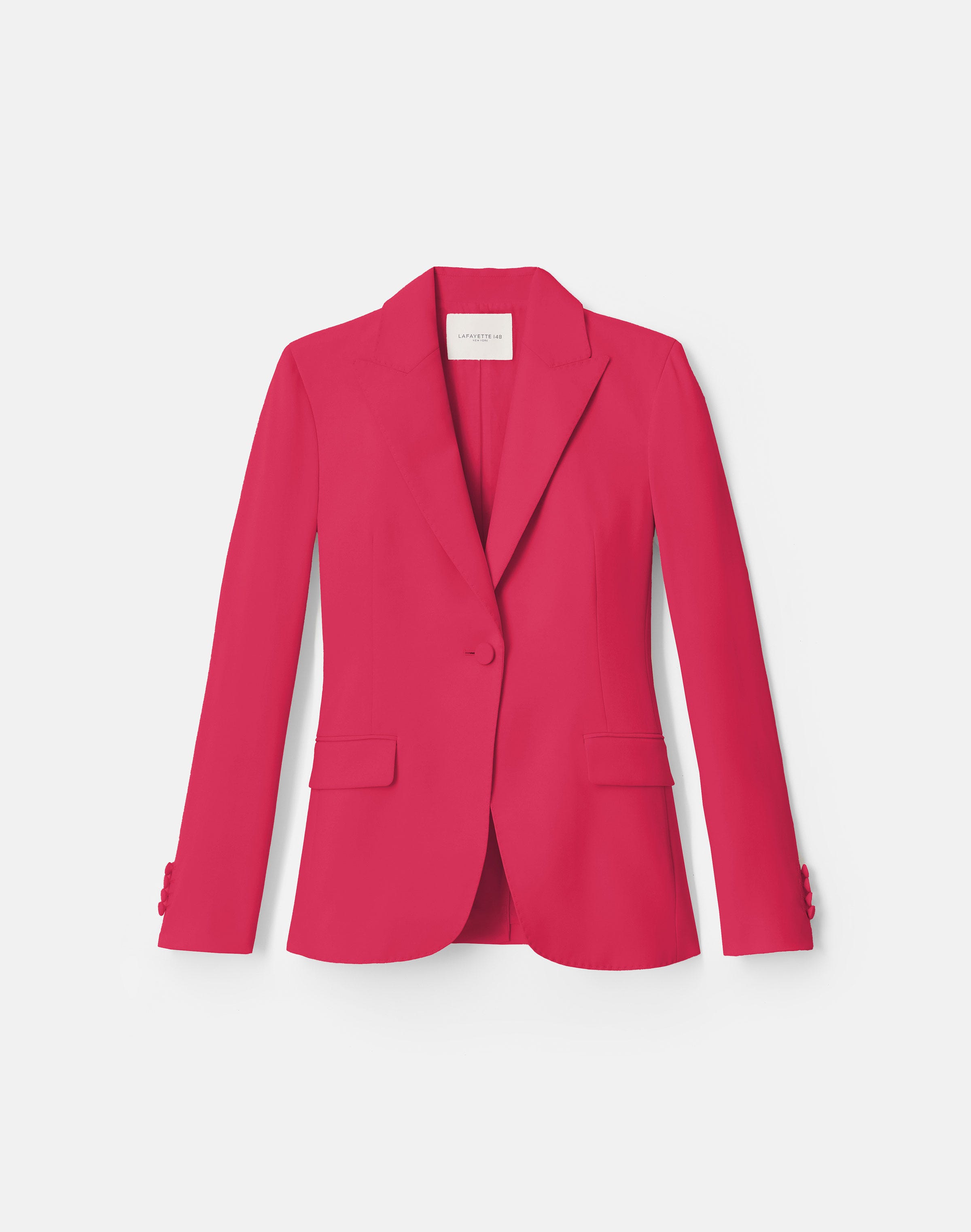 Finesse Crepe Peak Lapel Blazer