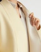 Wool-Silk Double Face Reversible Open Front Jacket