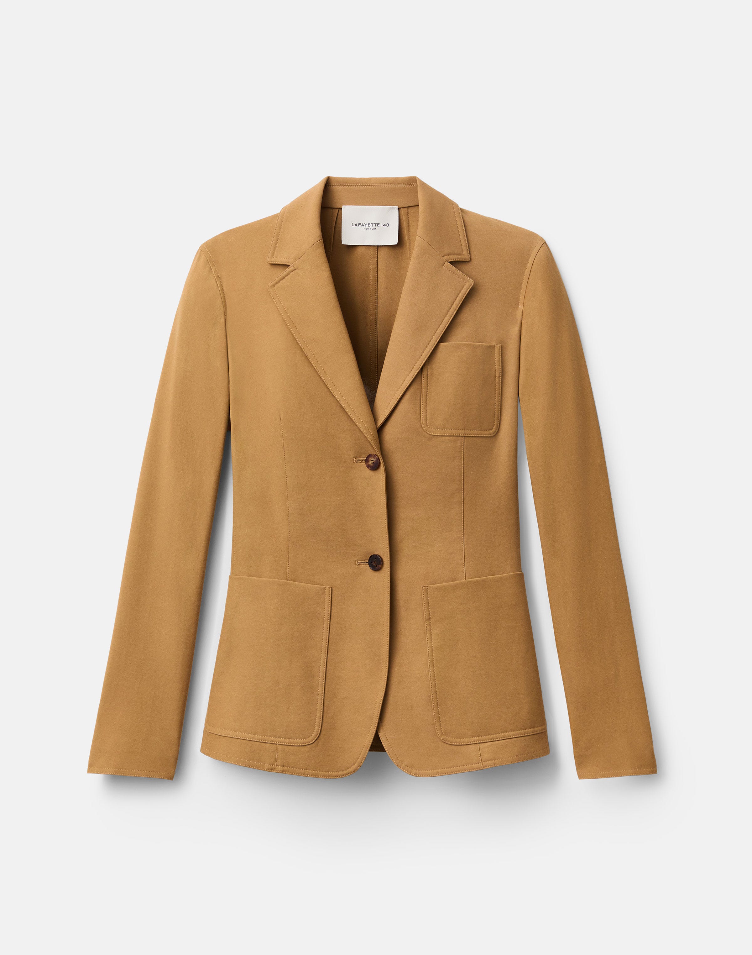 Petite Techno Stretch Twill Three Pocket Blazer