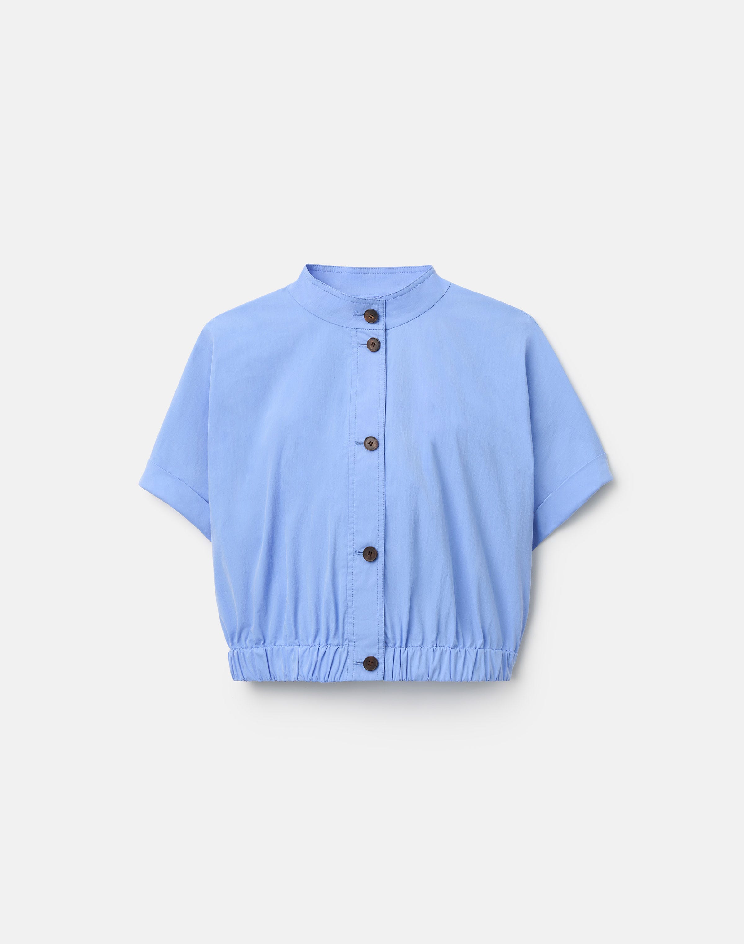 Plus-Size Travel Cotton Cropped Jacket