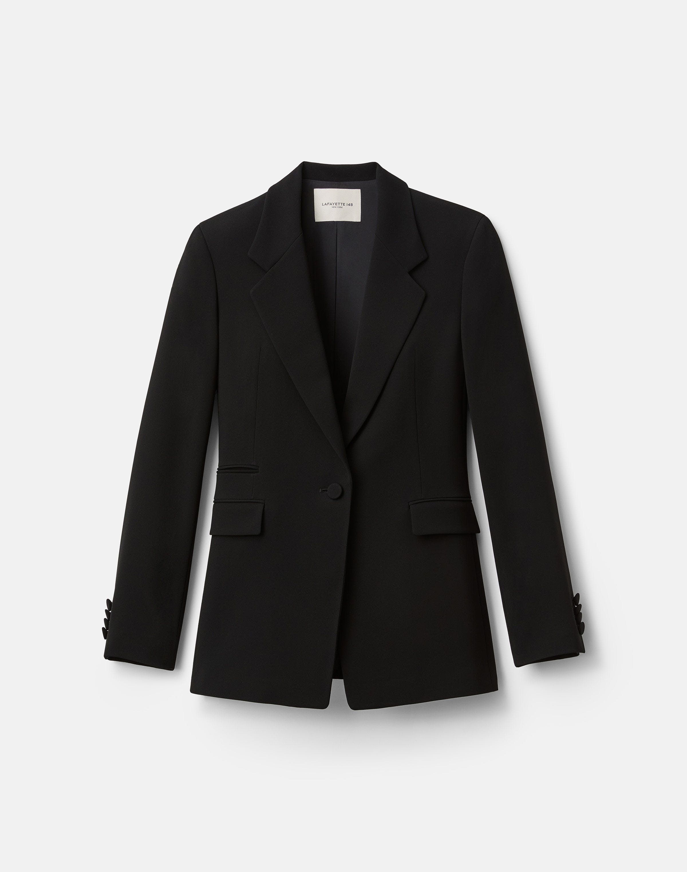 Petite Responsible Finesse Crepe Three Pocket Blazer