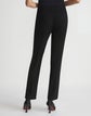 Plus-Size Finesse Crepe Front Zip Ankle Length Pant