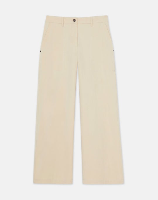 Bi-Stretch Pima Cotton Fulton Cropped Pant