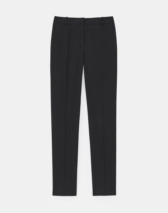 Petite Stretch Wool Clinton Ankle Pant