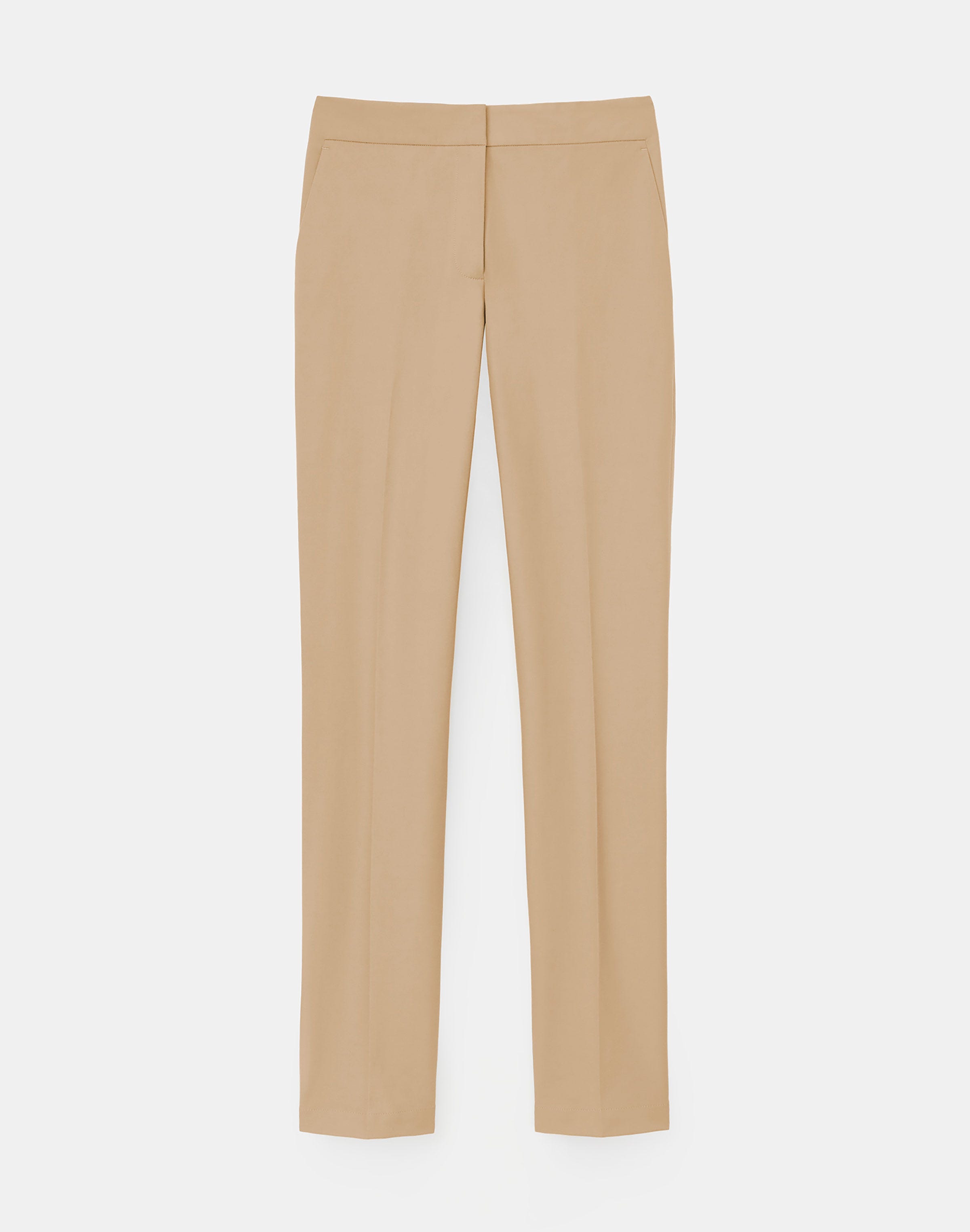 Lafayette 148 Stretch Twill Manhattan Skinny Ankle Pant In Brown
