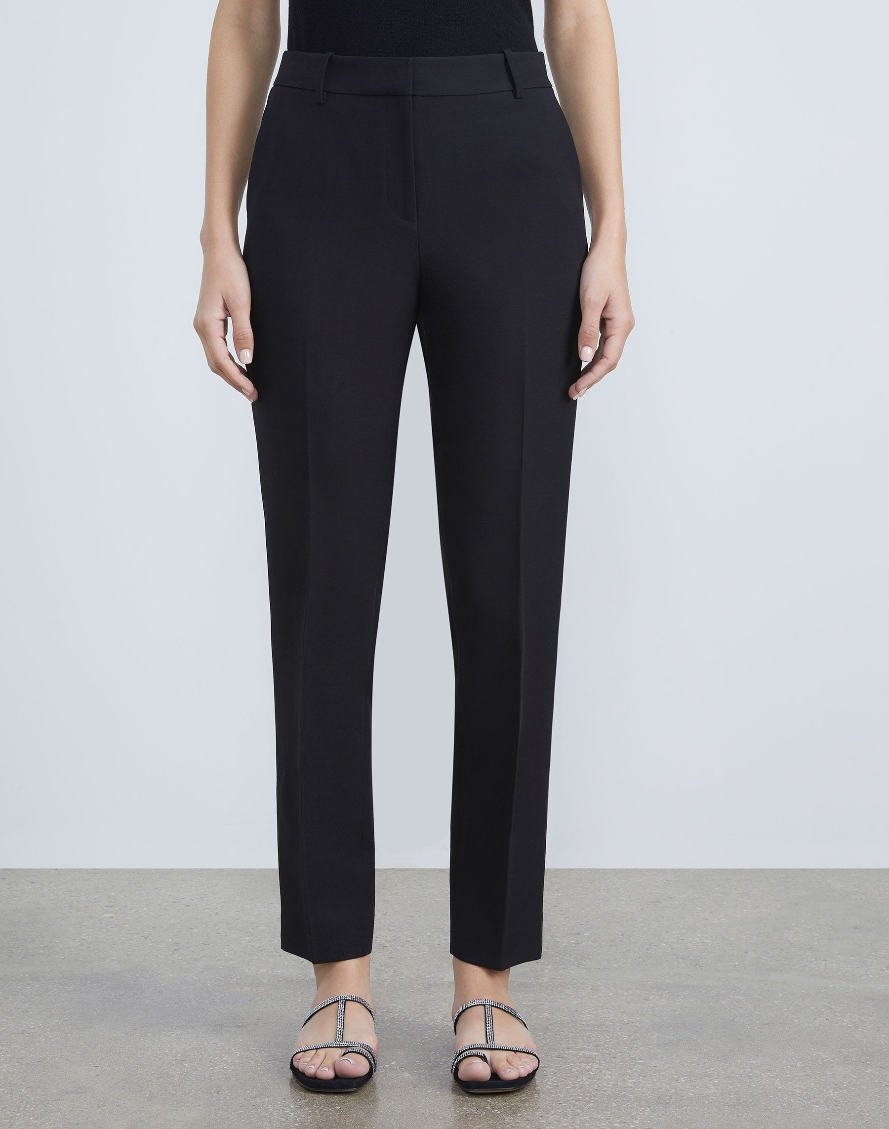 Clinton Tuxedo Pant In Wool-Silk 