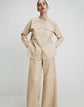Paperfine Suede Thames Wide Leg Pant