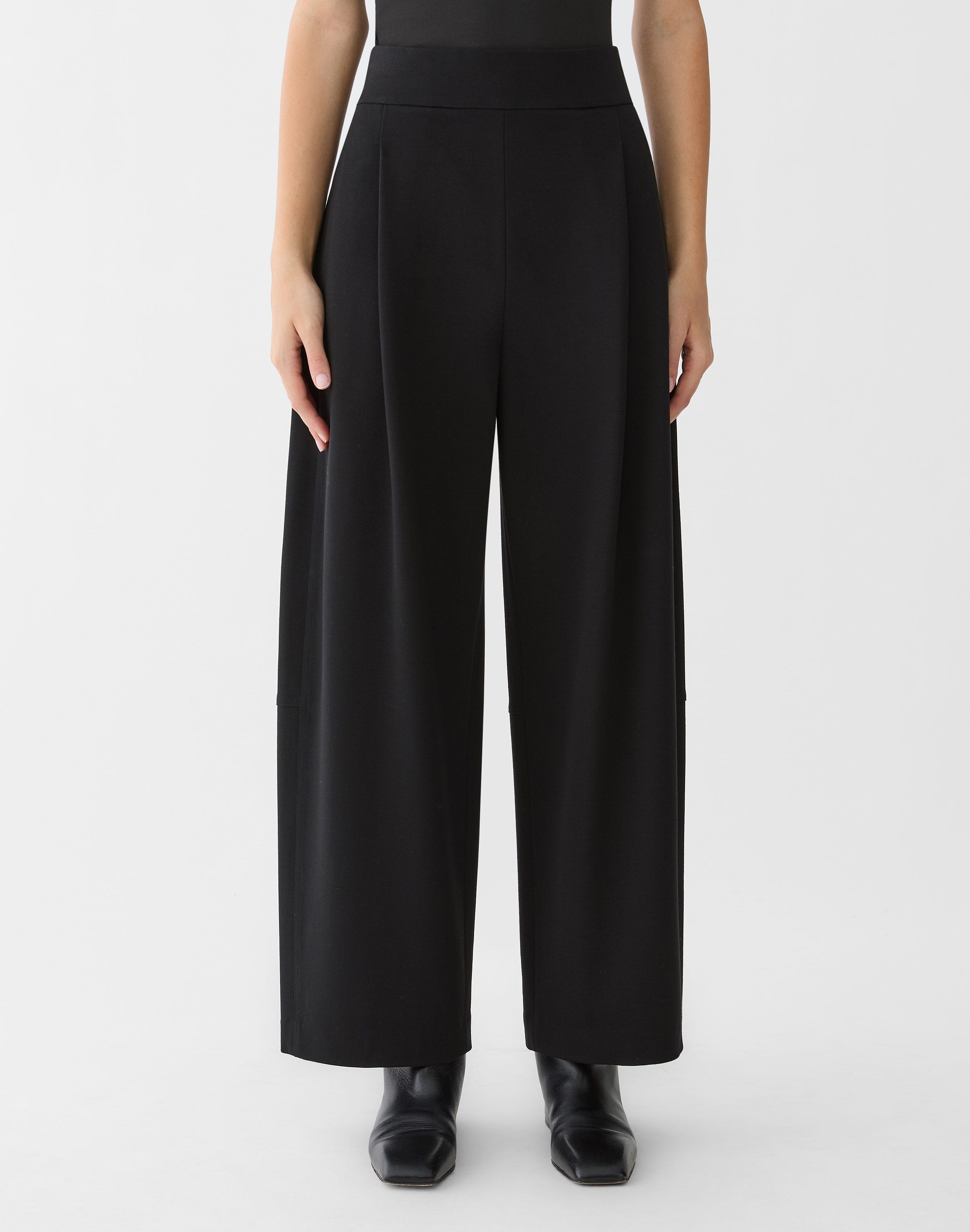 Regenerated Punto Milano Walker Barrel Leg Ankle Pant