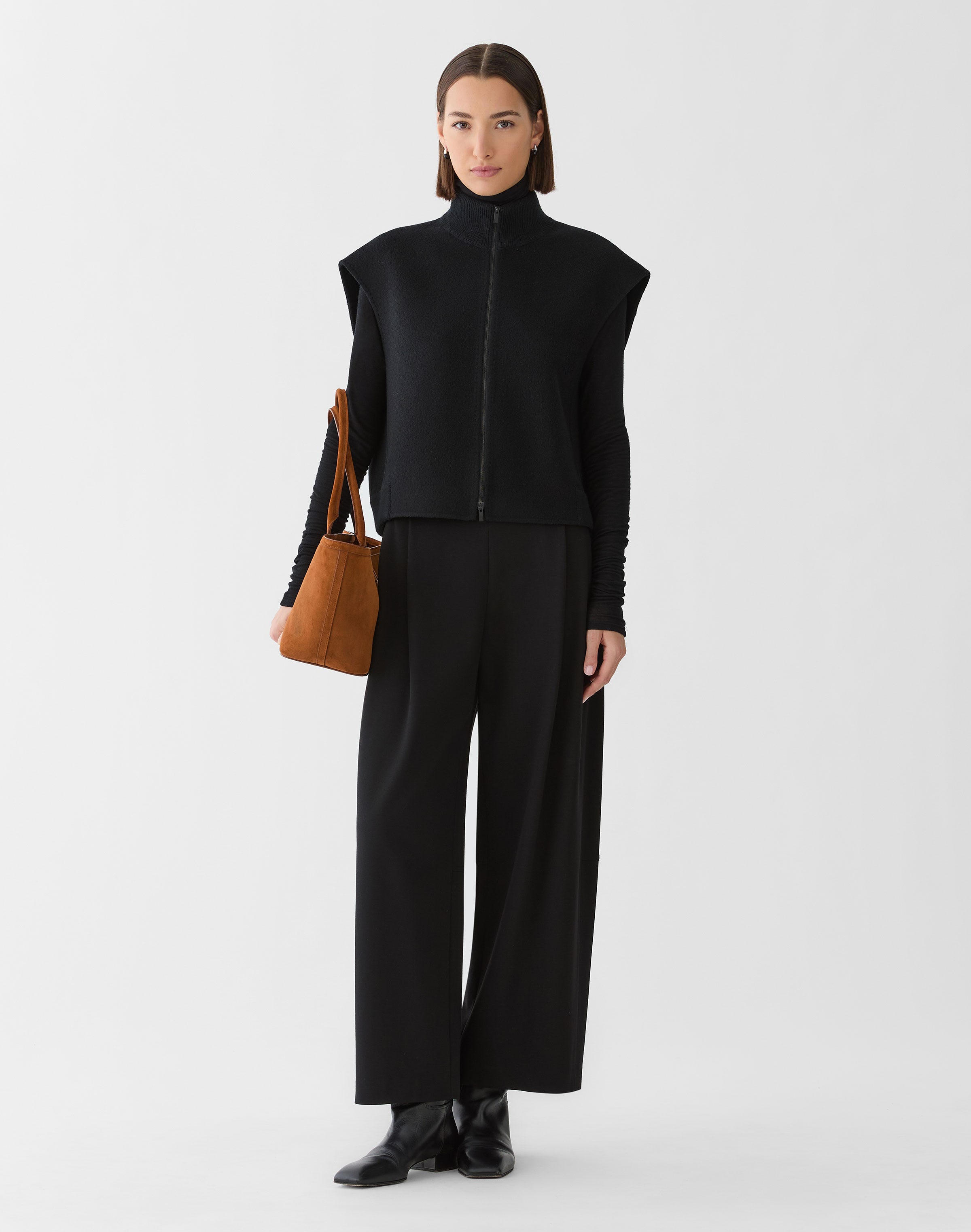 Regenerated Punto Milano Walker Barrel Leg Ankle Pant