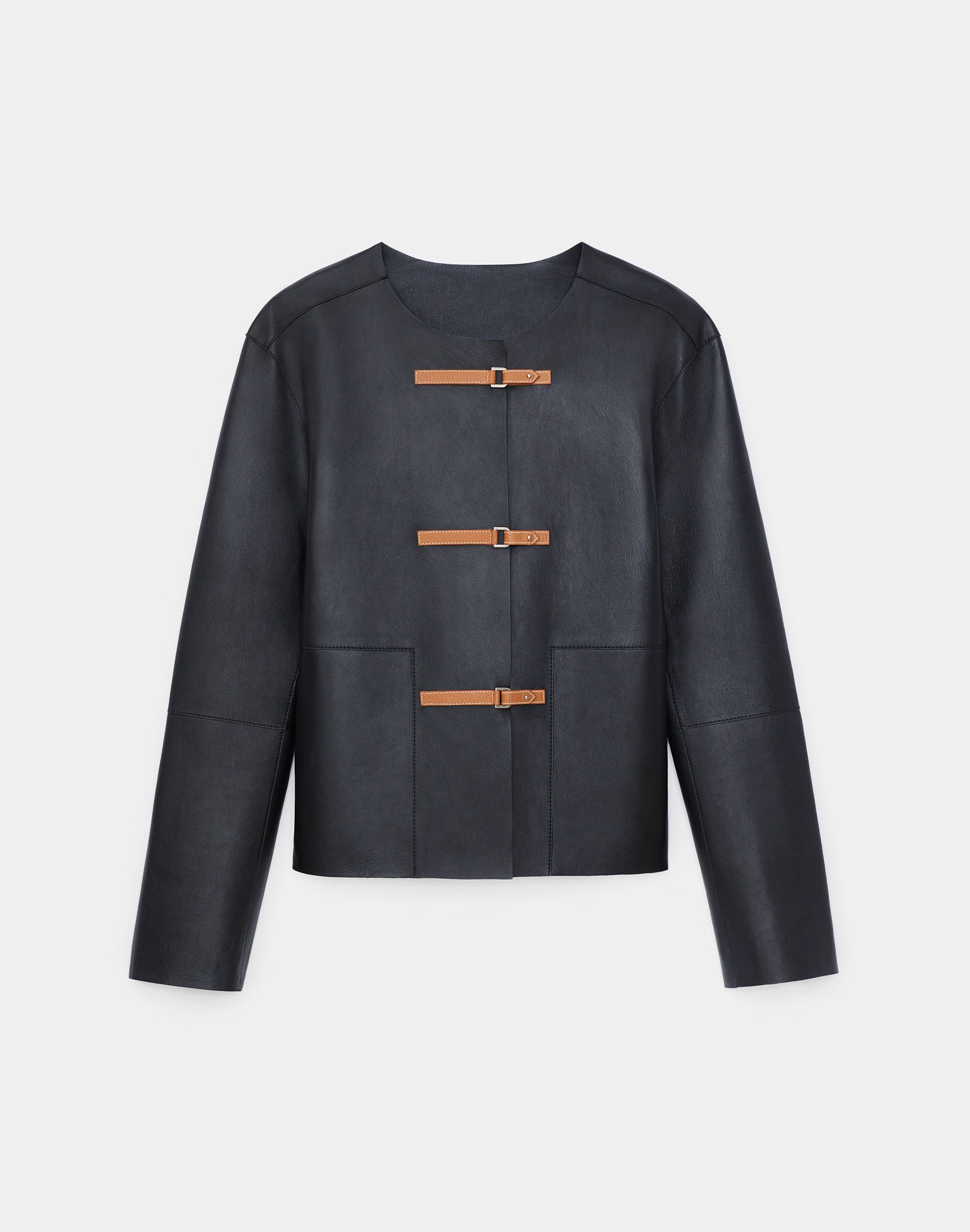 Plonge Lambskin Leather Jacket 