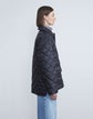 Plus-Size Regenerated Poly Tech Quilted Down Reversible Jacket