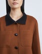 Two-Tone Double Face Patch Pocket Jacket