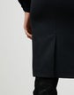 Plus-Size Italian Stretch Wool Pencil Skirt