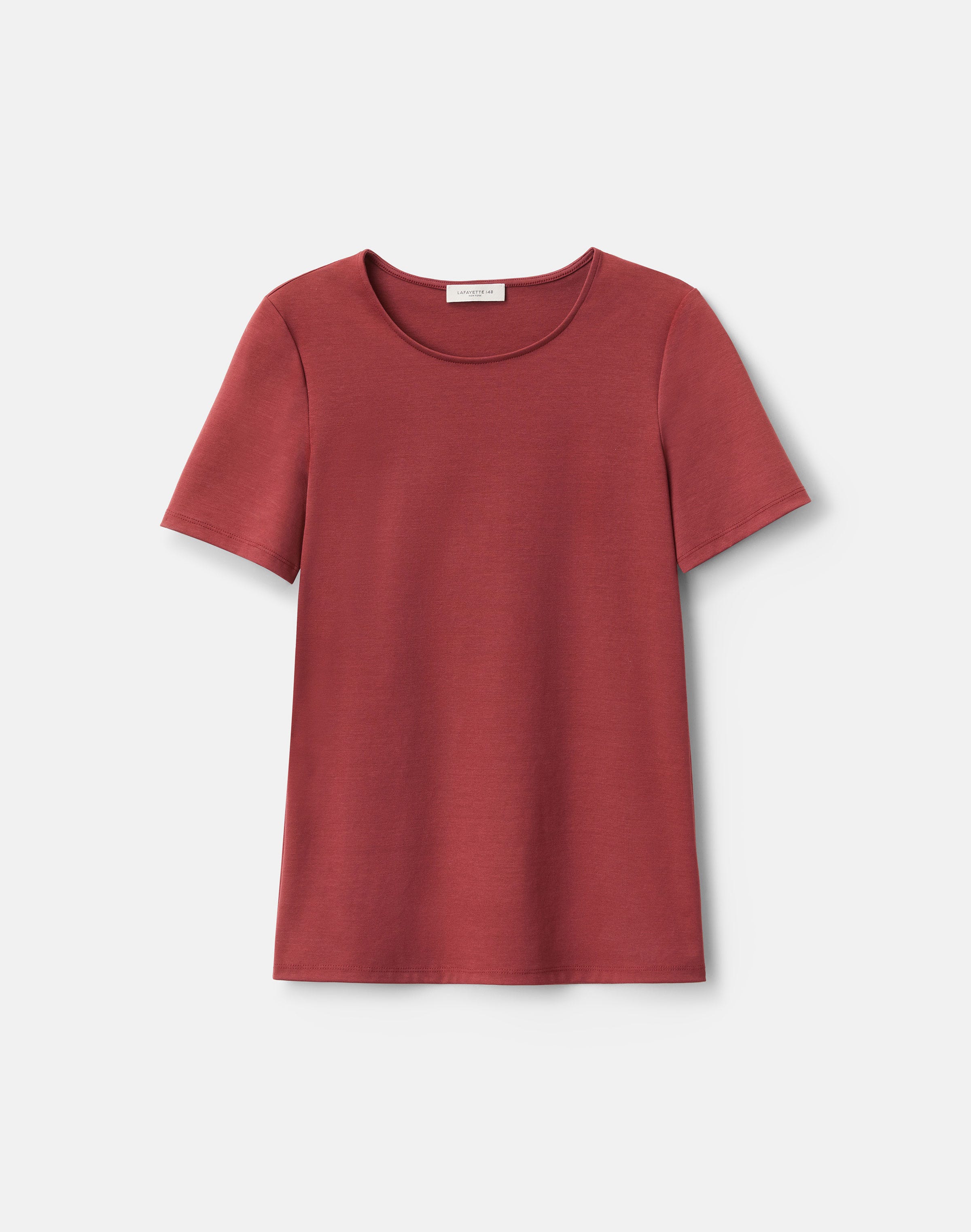 Cotton Rib Crewneck T-Shirt