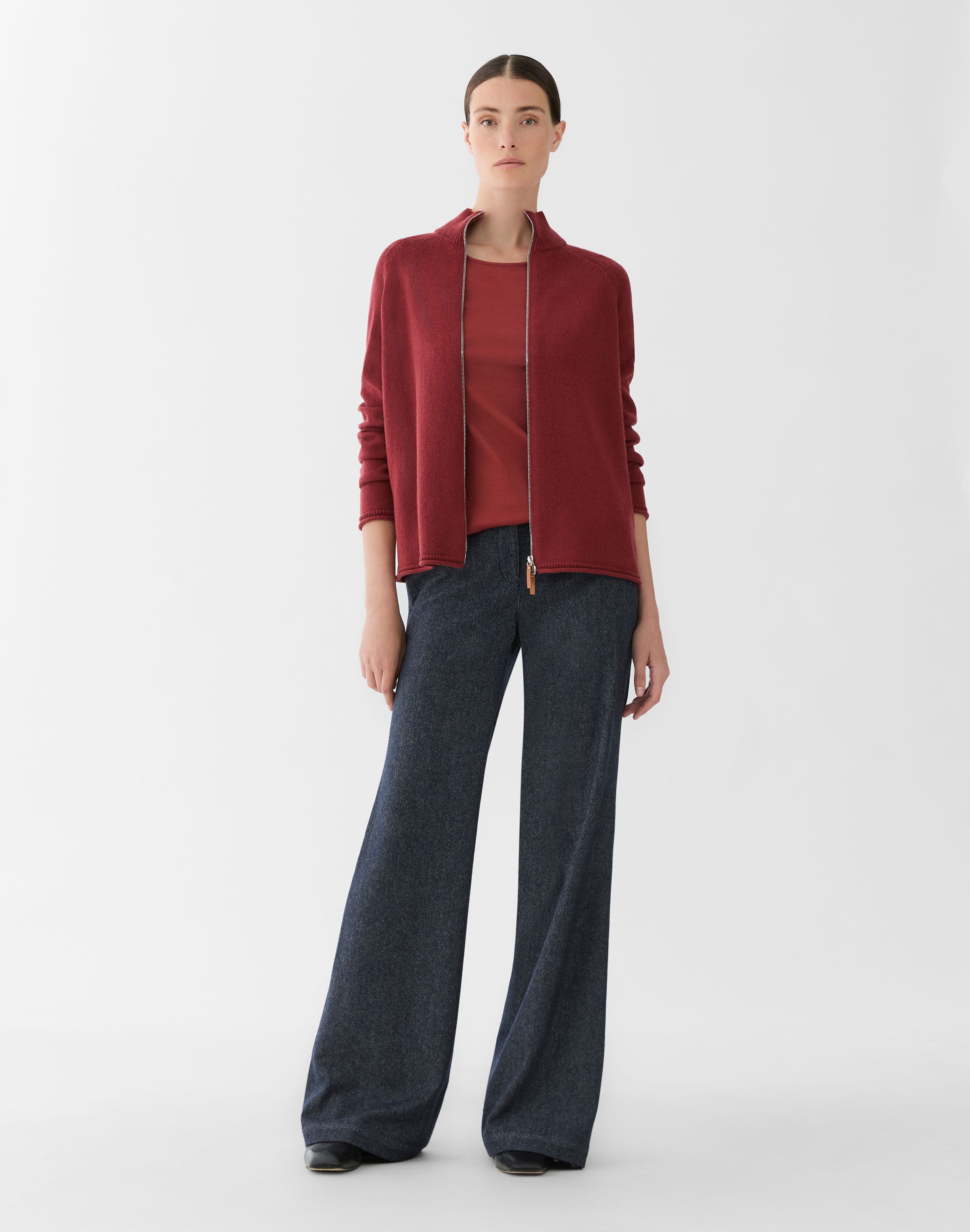 Cotton Rib Crewneck T-Shirt