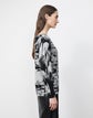KindCashmere-Silk Dolman Sleeve Jacquard Sweater
