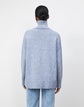 Plus-Size Kindcashmere Mouline Stand Collar Sweater